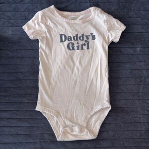 Carter's Beige Daddy's Girl Bodysuit
